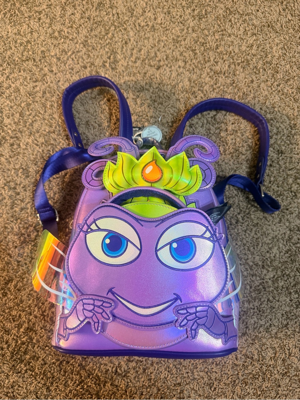 Loungefly Disney x Pixar A Bug’s Life Atta Cosplay Backpack with Headband